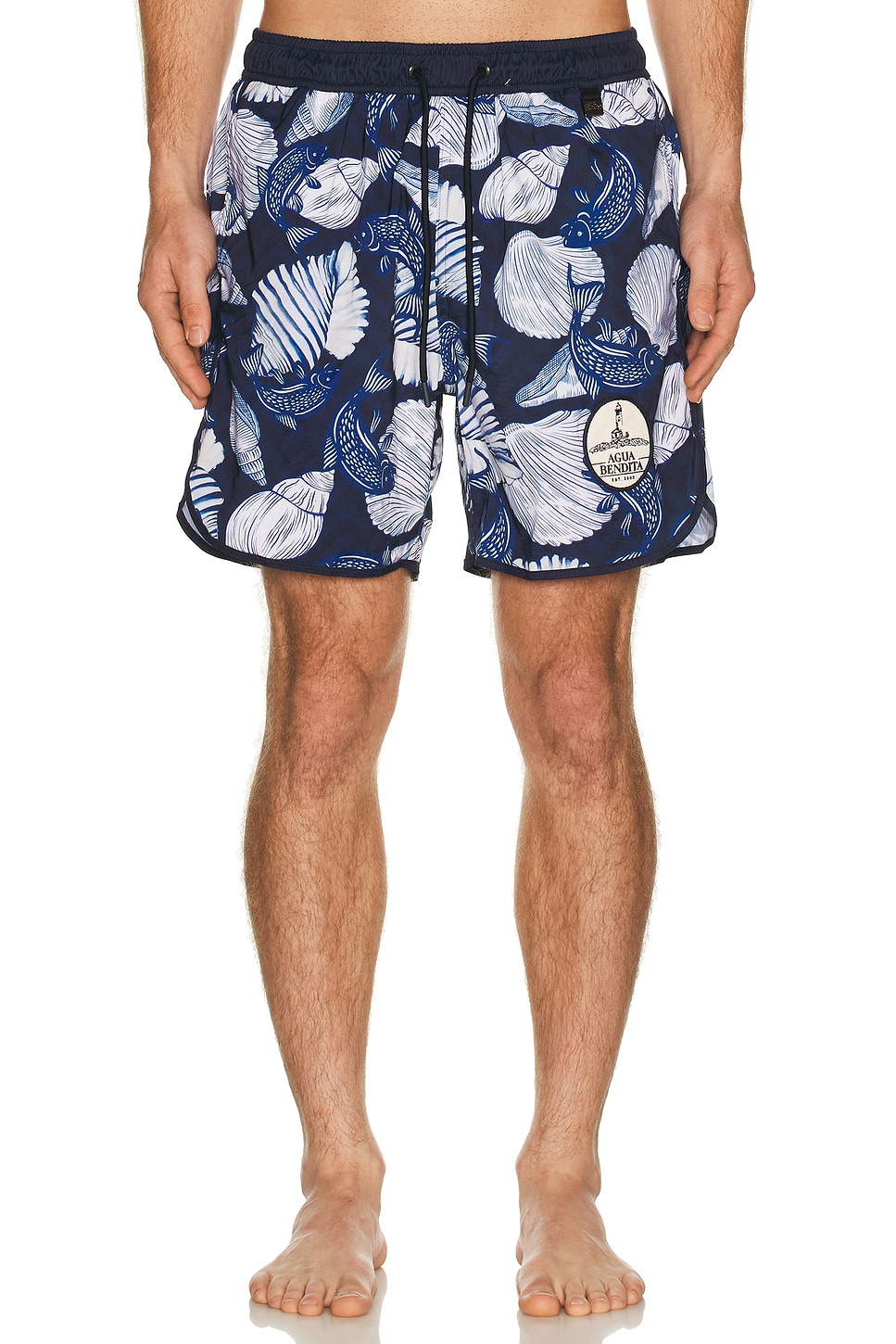 Agua Bendita Liam Trunks In Blue