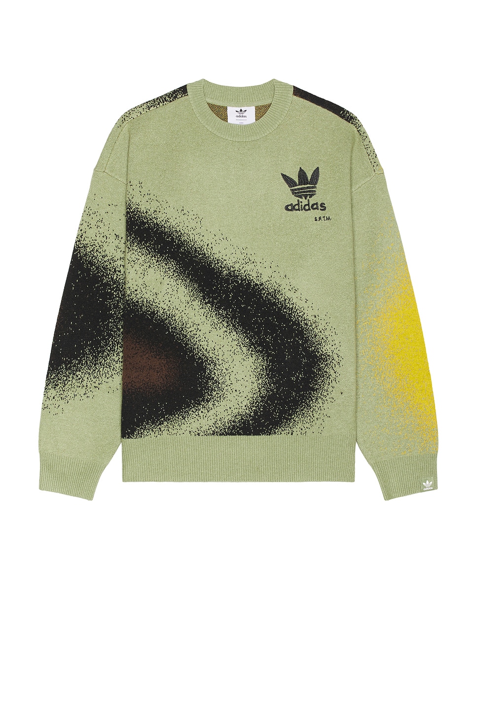 Image 1 of adidas by Song for the Mute Sweater in Tent Green