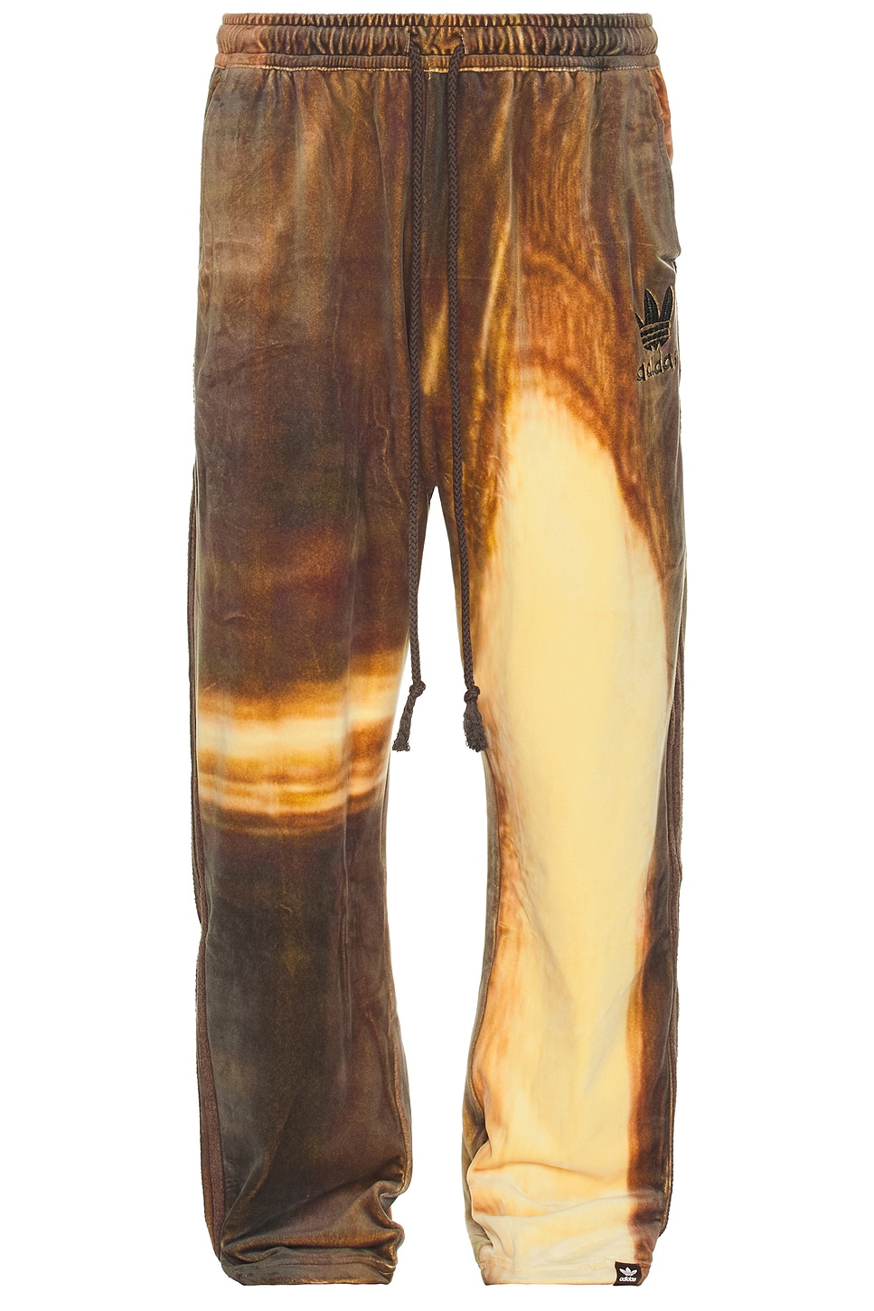 Brushed Aop Pant in Brown