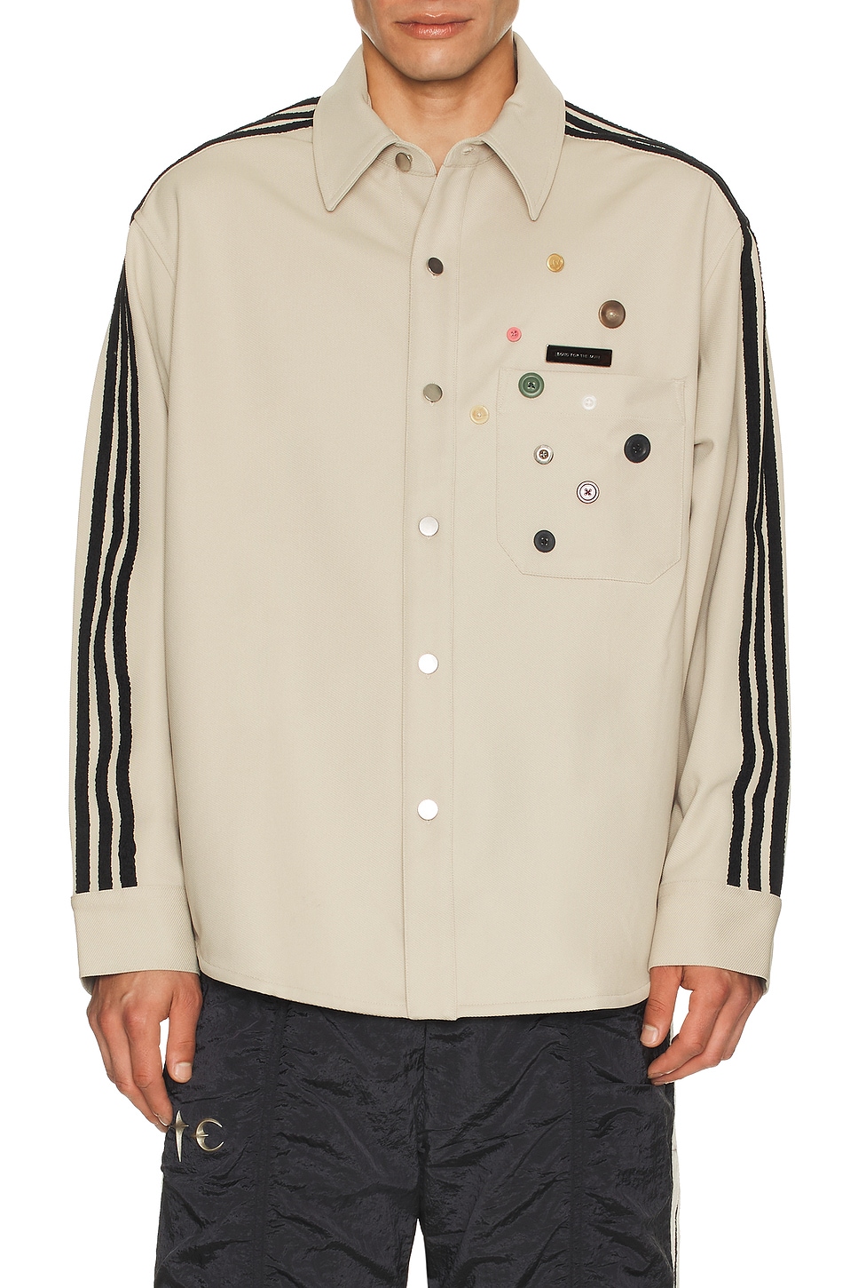 Image 1 of adidas by Song for the Mute Adi006 Shirt in Beige