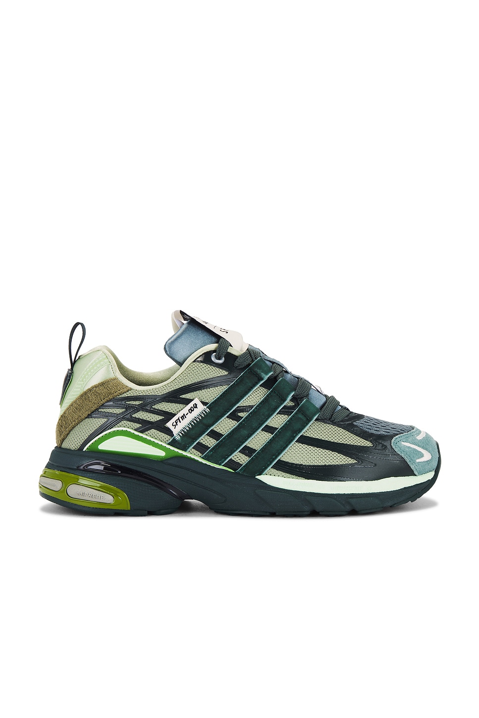 Image 1 of adidas by Song for the Mute Adistar Cushion in Shadow Green, Collegiate Green, & Bold Onix