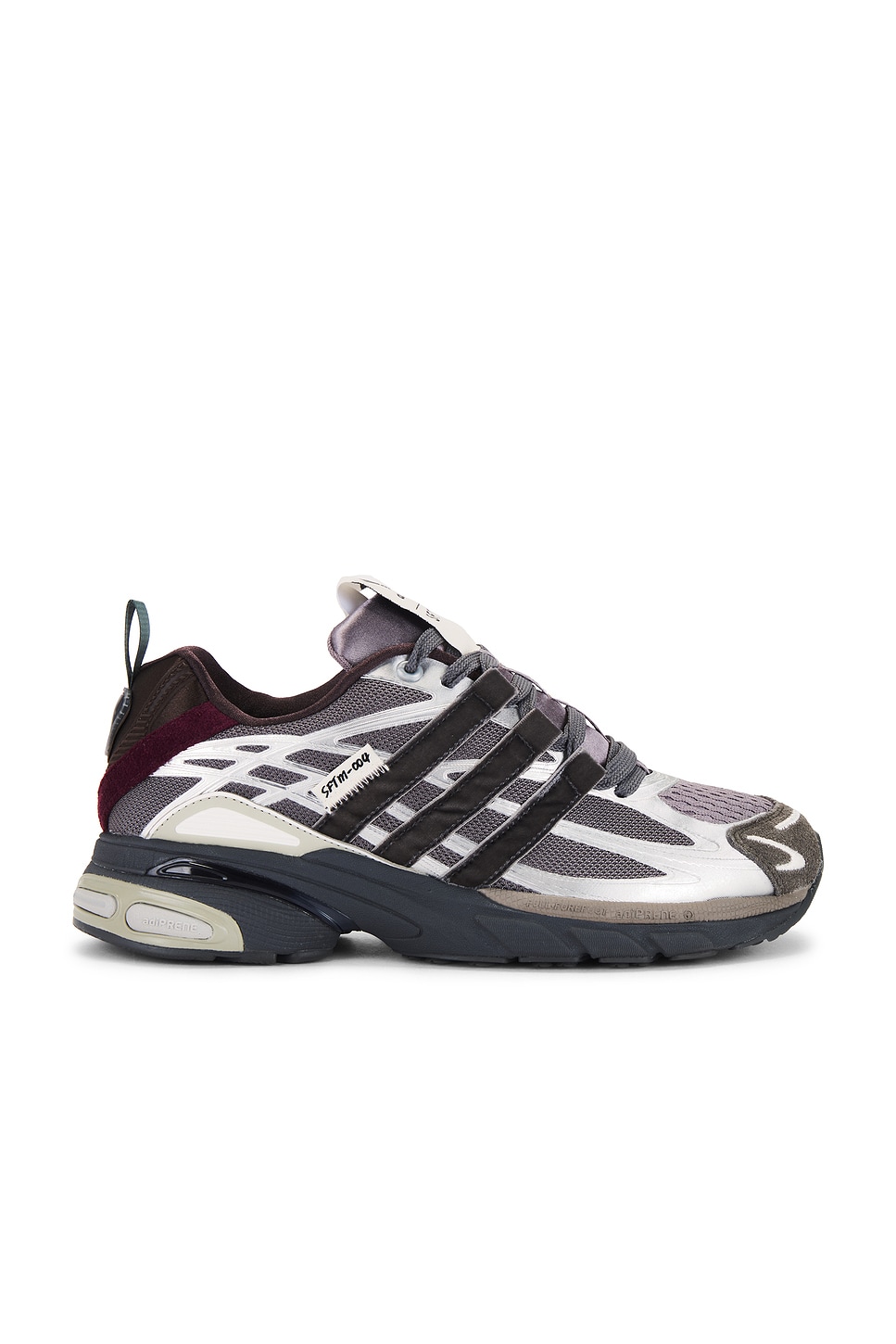 Image 1 of adidas by Song for the Mute Adistar Cushion in Taupe Met, Granite, & Silver Met