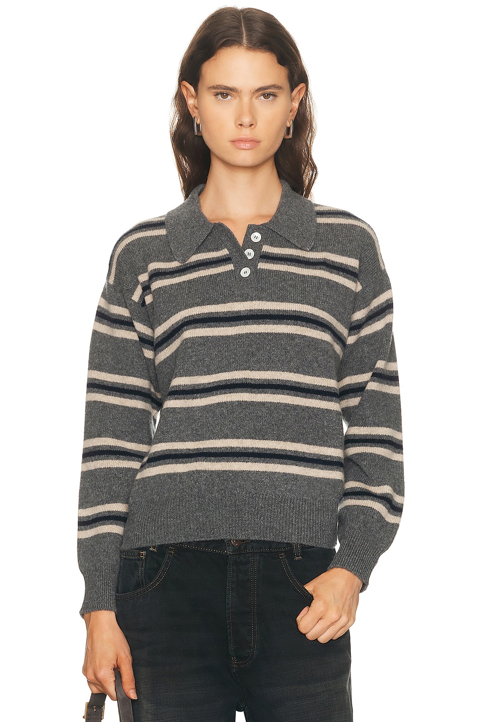 And-daughter Edith Polo Shirt In Black