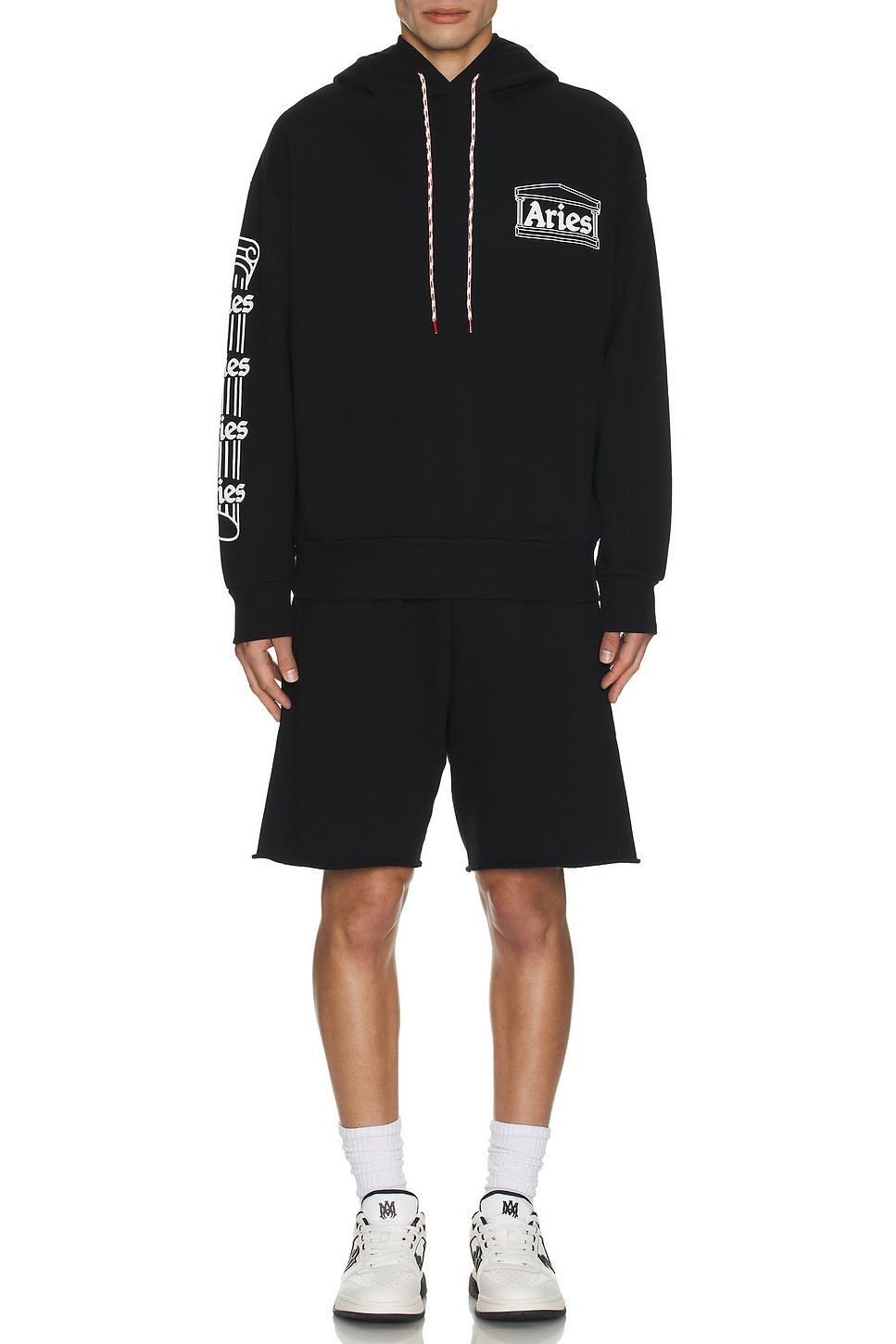 Image 1 of Aries Premium Temple Sweatshort in Black