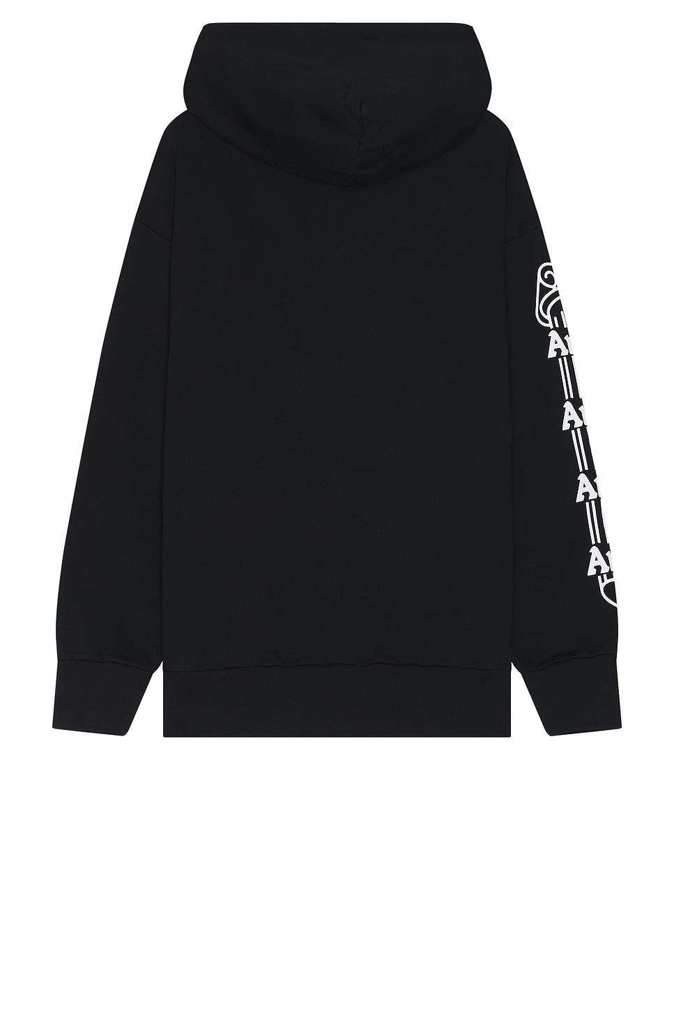 Shop Aries Column Hoodie In Black