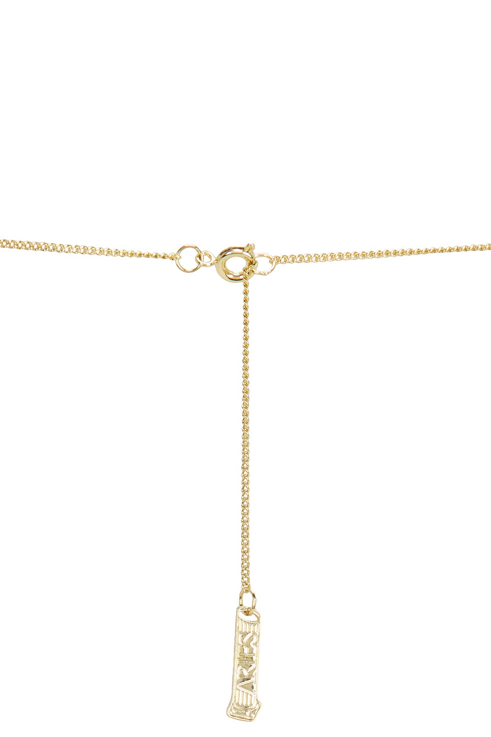 Image 1 of Aries Chain Necklace With Fly Paved Pendants in Gold