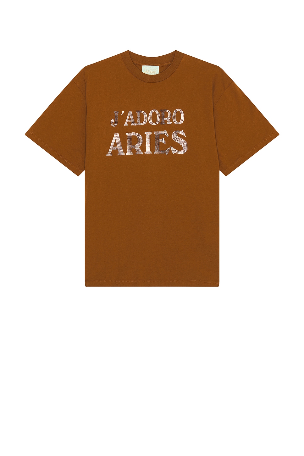 Image 1 of Aries Jadoro Aries Diamante Tee in Brown