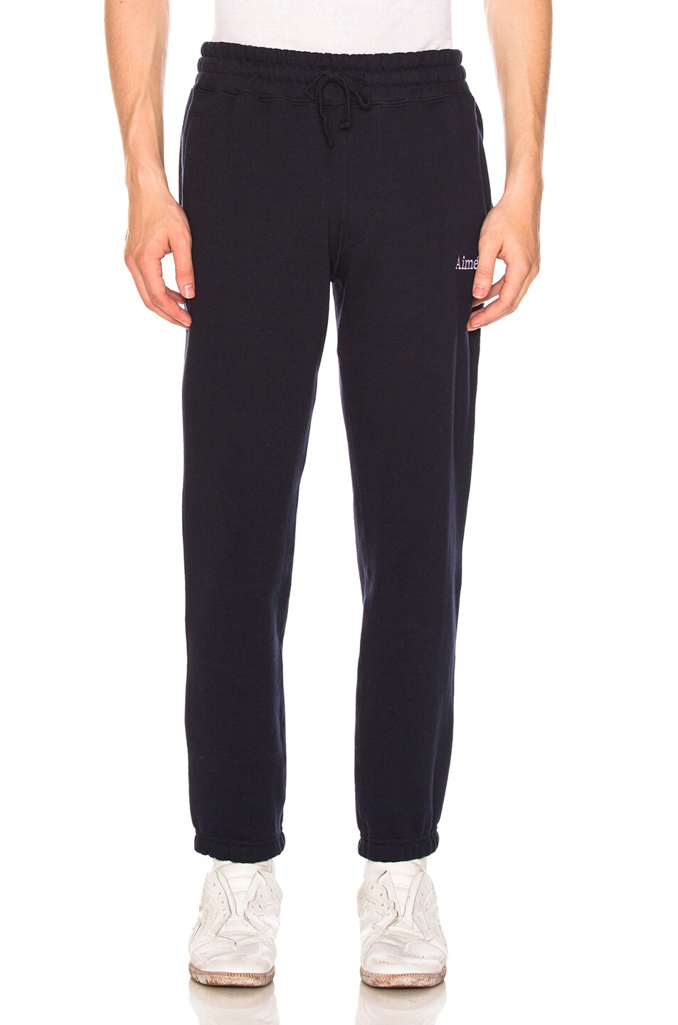 Image 1 of Aime Leon Dore French Terry Camper Pants in Midnight Navy
