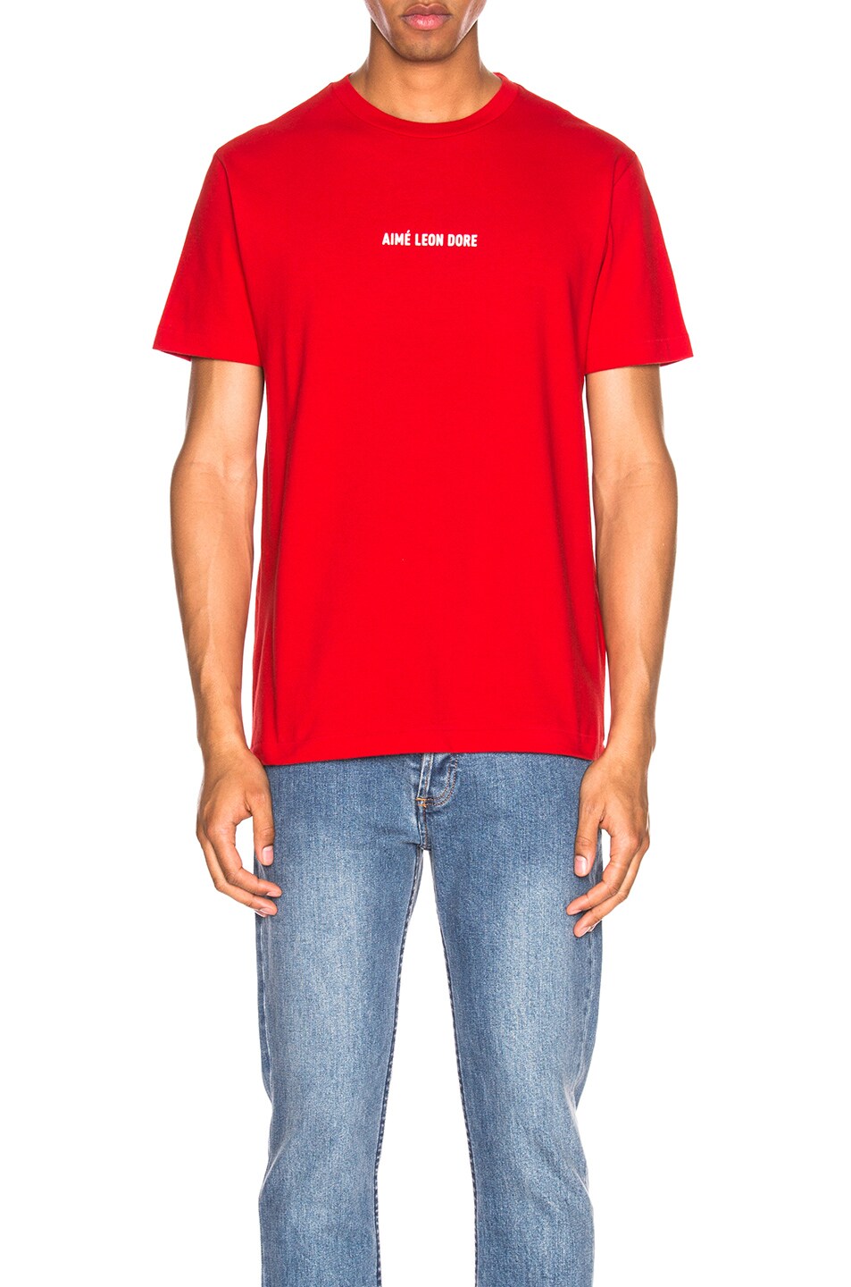 Image 1 of Aime Leon Dore Logo Tee in Red