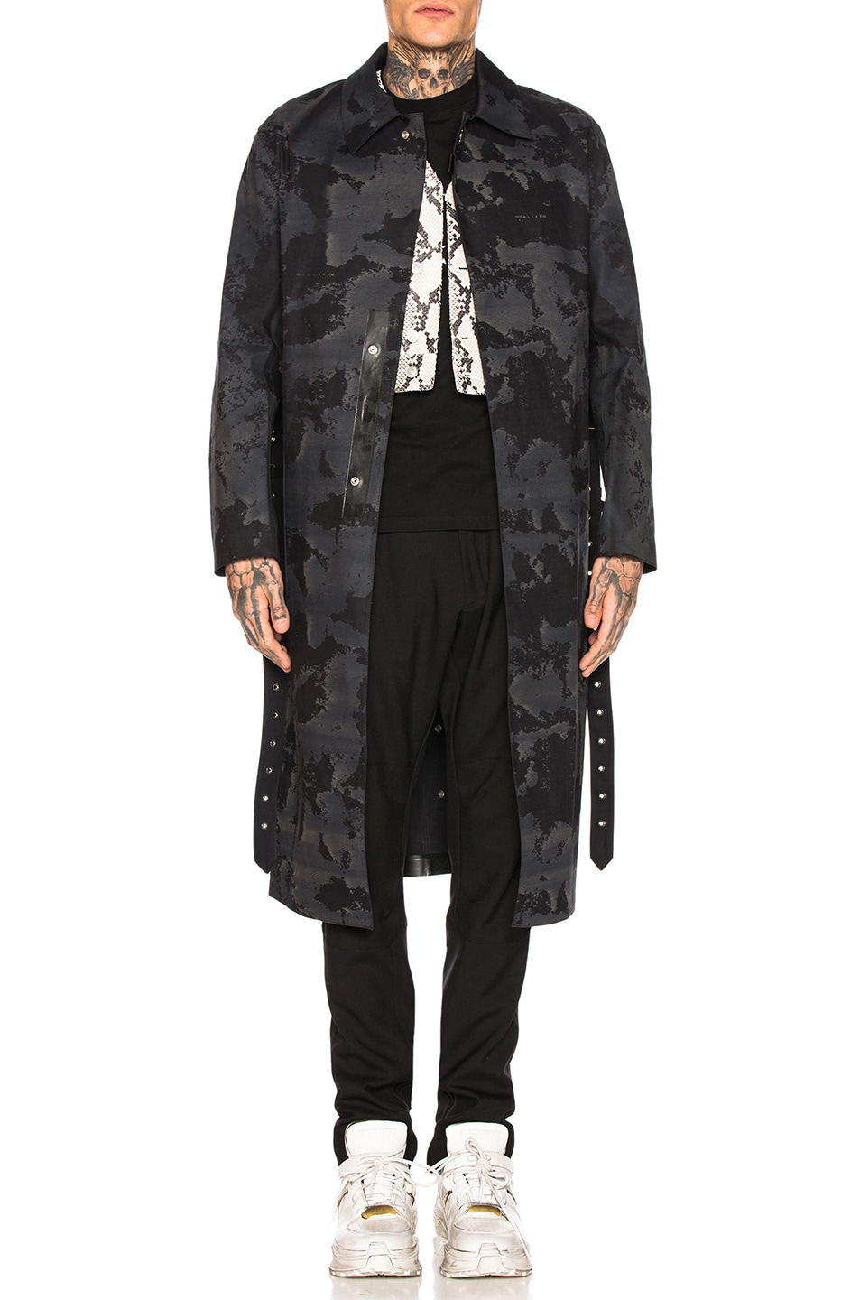 Image 1 of 1017 ALYX 9SM Mackintosh Formal Coat in Black