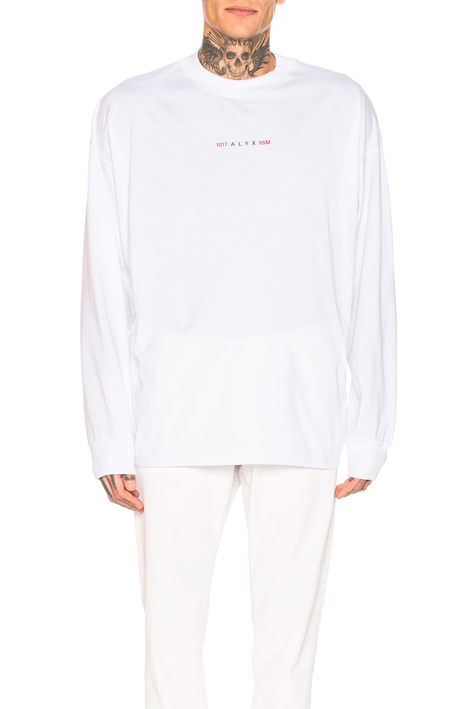Image 1 of 1017 ALYX 9SM Long Sleeve Tee in White