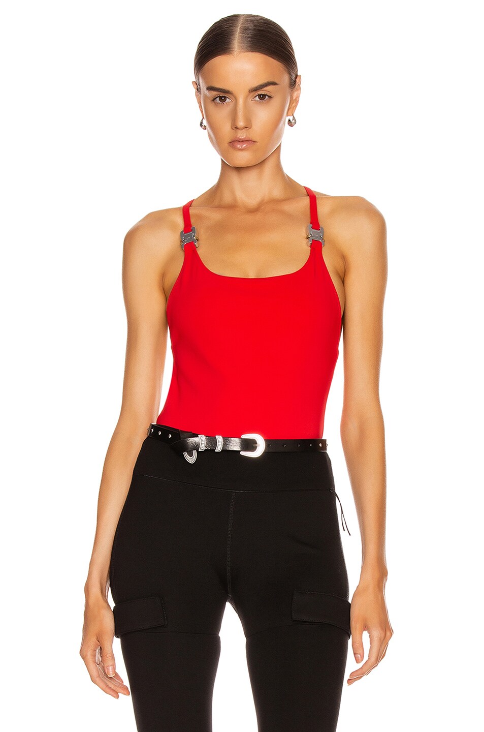 Image 1 of 1017 ALYX 9SM Buckle Swimsuit in Red