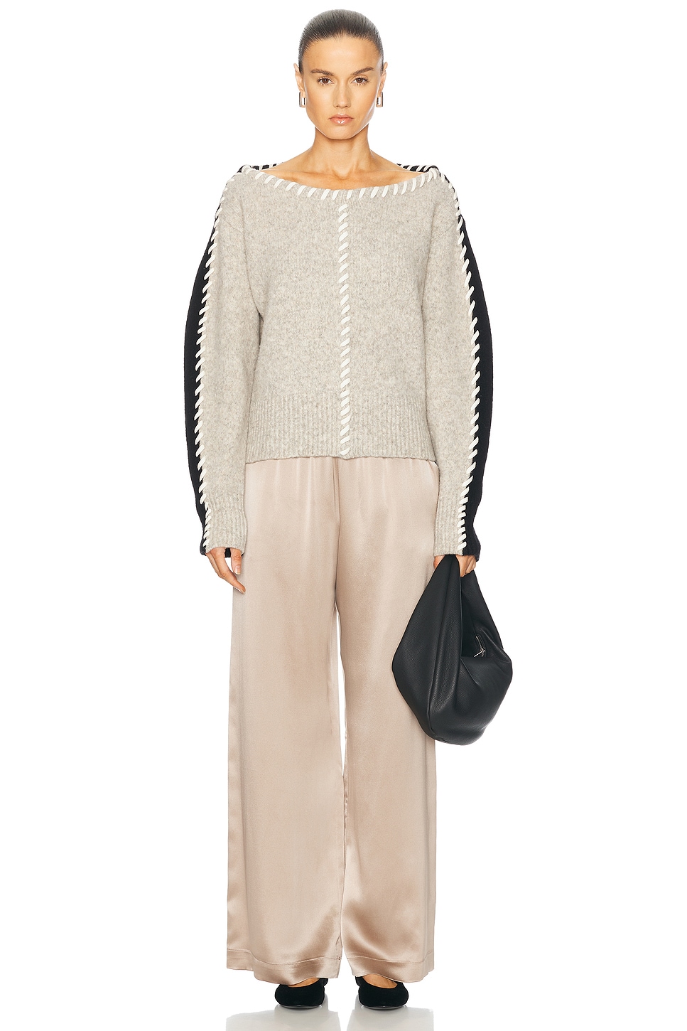 Whip Stitch Sweater - Thumbnail 4