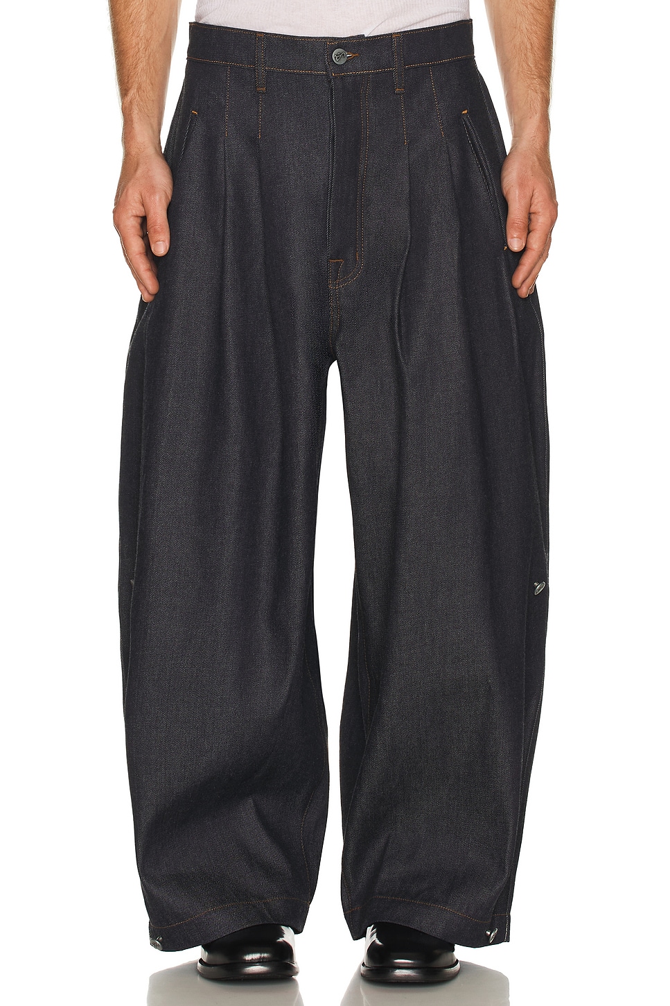 Image 1 of Art Community Indigo Tryptich Japanese Denim Pant in Indigo