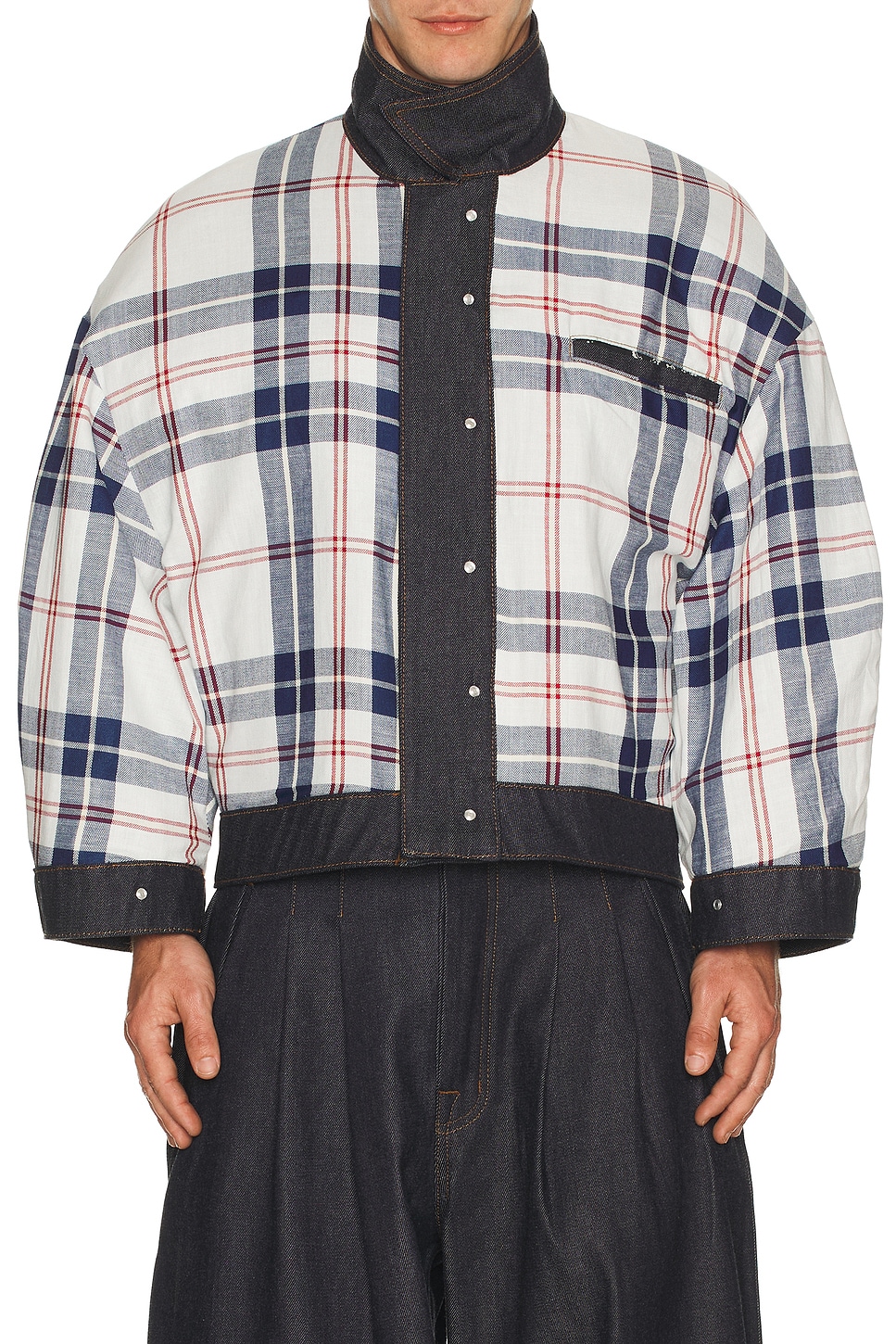 Art Community Reversible 7 Pocket Japanese Denim Jacket