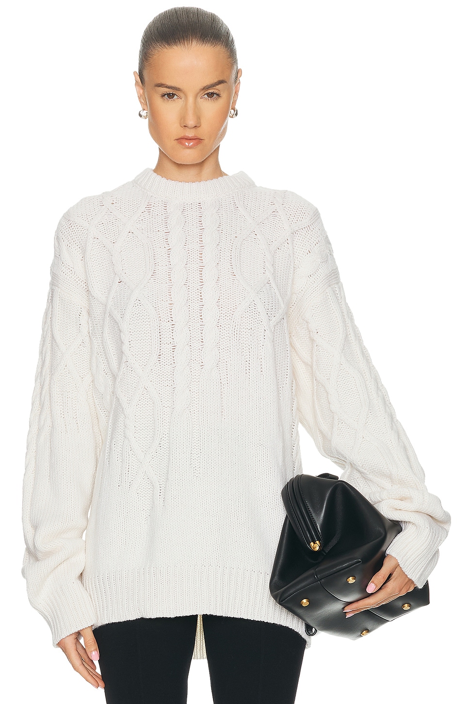 Amiya Signature Sweater In White