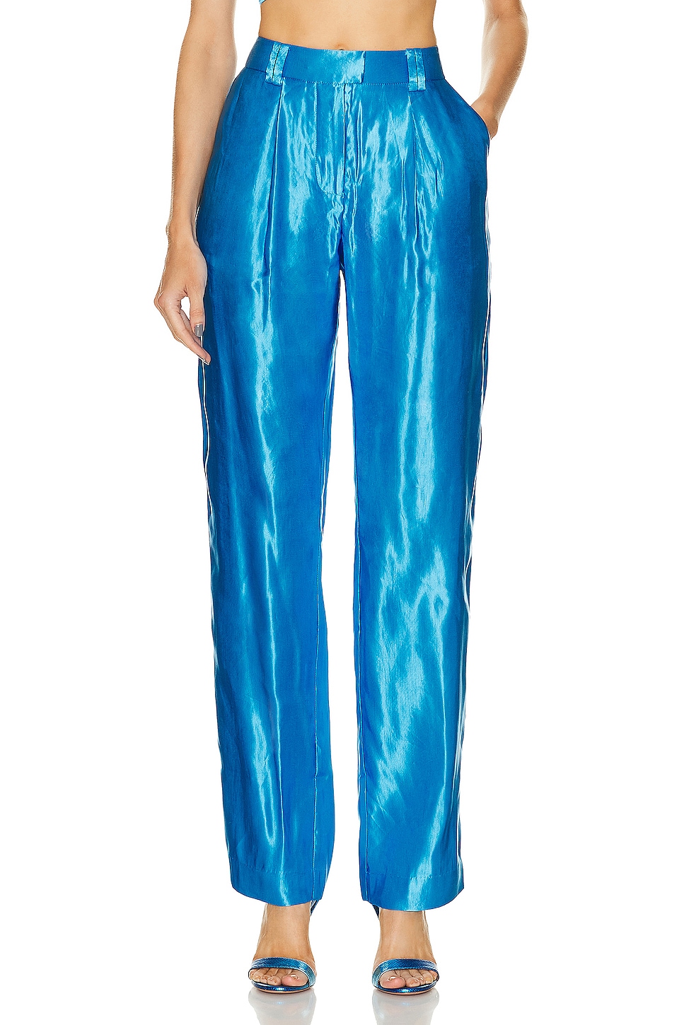Image 1 of Aje Gracious Pant in Azure Blue