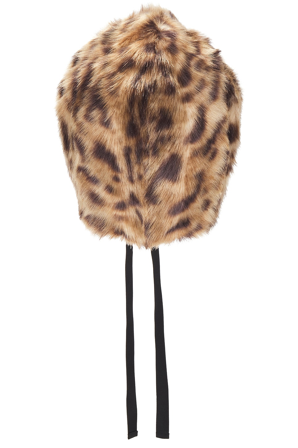 Aknvas Faux Fur Lynx Headdress In Brown
