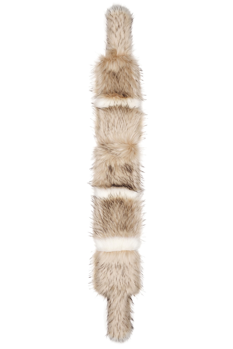 Aknvas Faux Fur Cream Boa In Neutral