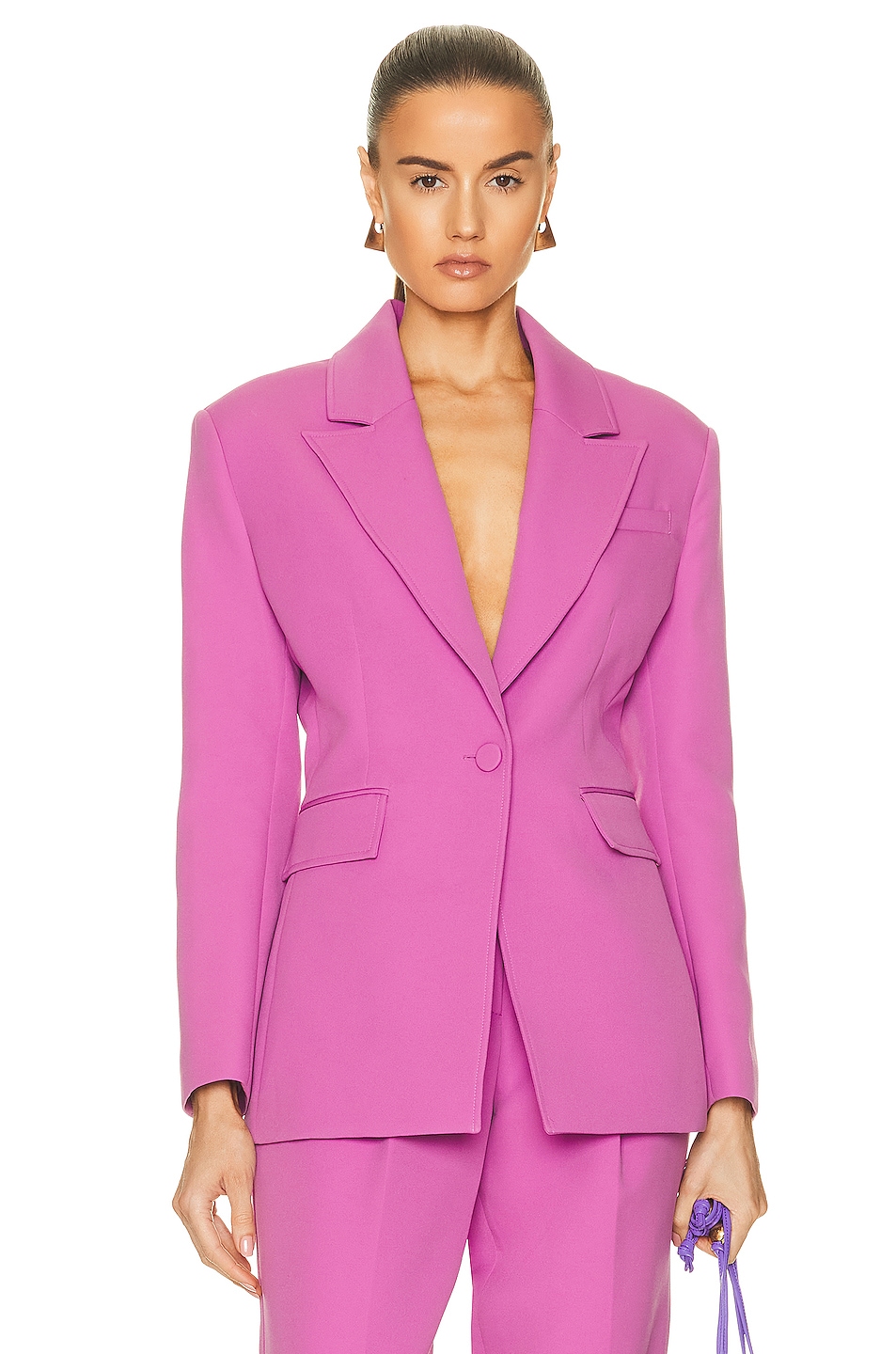 Image 1 of AKNVAS Taylor Blazer in Orchid