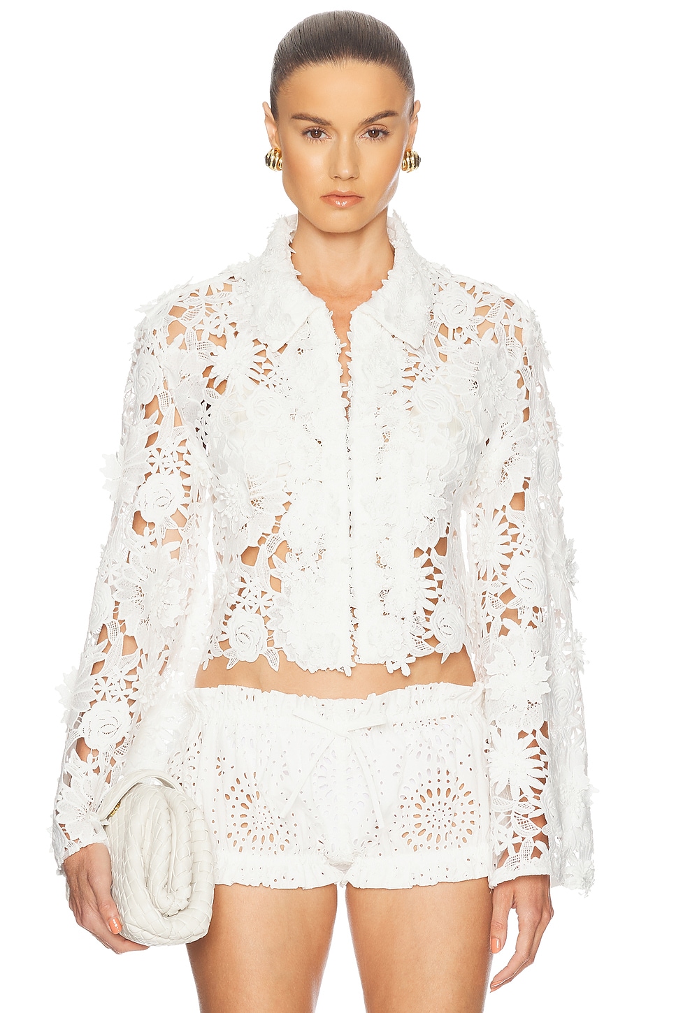 Image 1 of AKNVAS Audrey Jacket in White