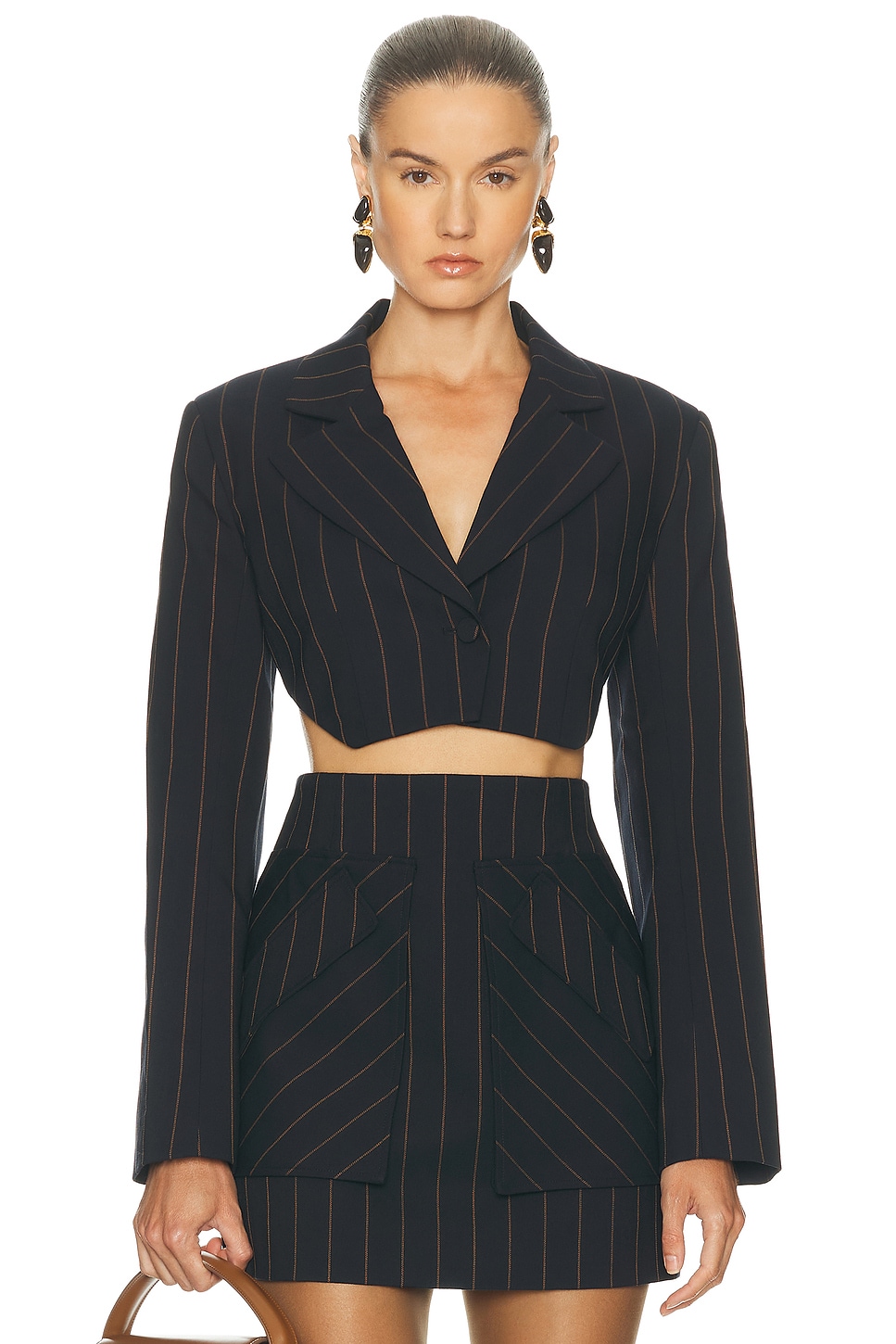 Aknvas Anya Blazer In Blue