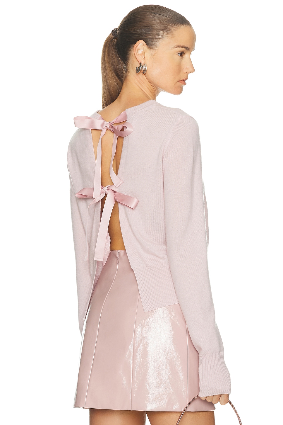 Image 1 of AKNVAS Caja Knit Top in Pink