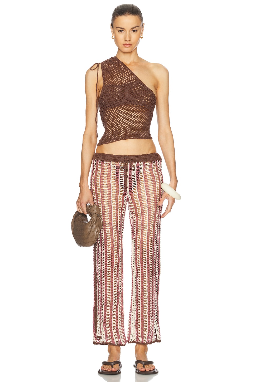 Marti Pant Set in Brown