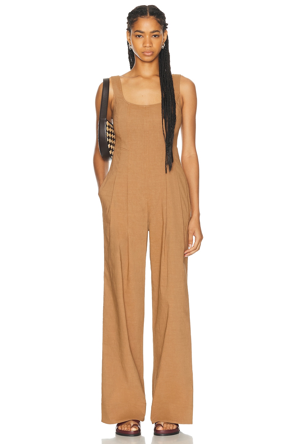 Isabel Jumpsuit in Brown