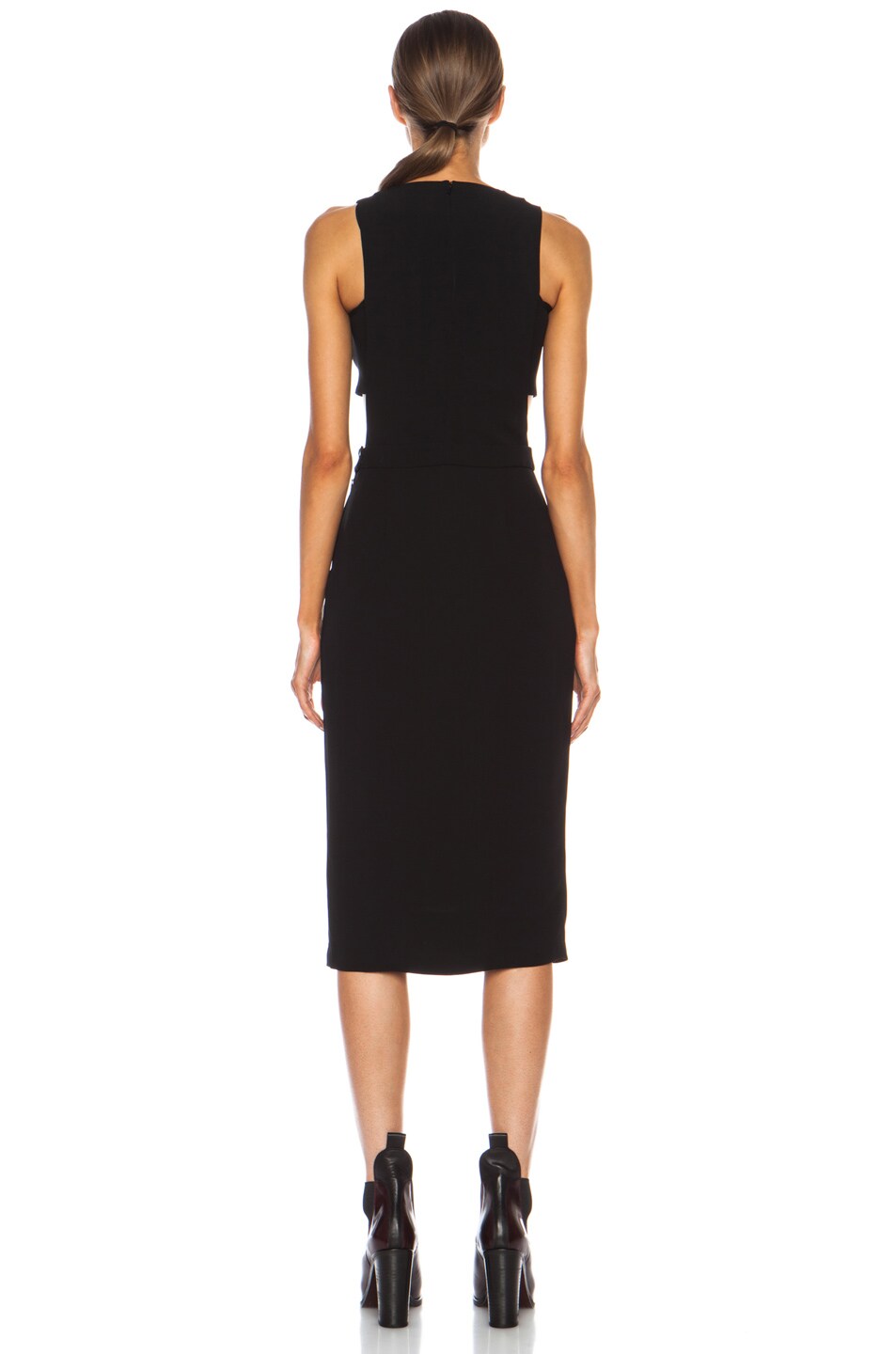 A.L.C. Monty Viscose-Blend Dress in Black | FWRD