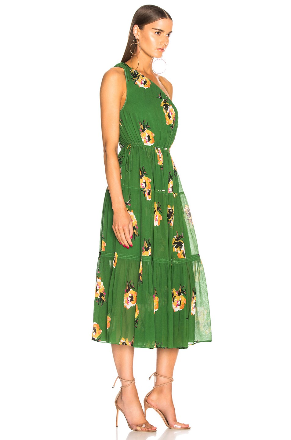 A.L.C. Tenley Dress in Cactus & Saffron | FWRD