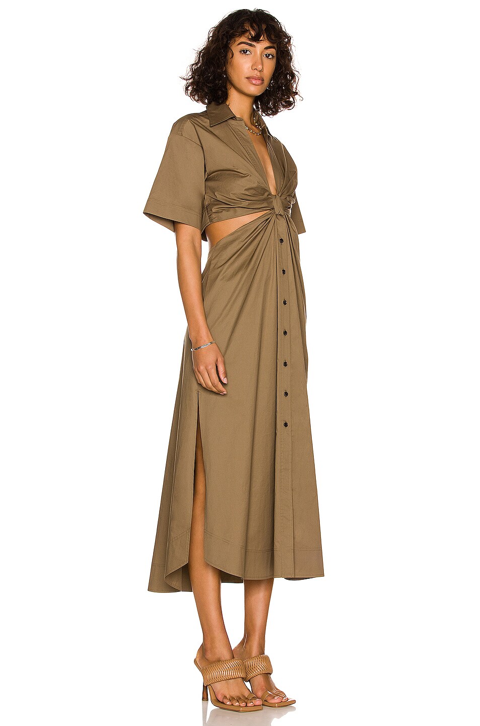 A.L.C. Georgia Dress in Dried Basil | FWRD