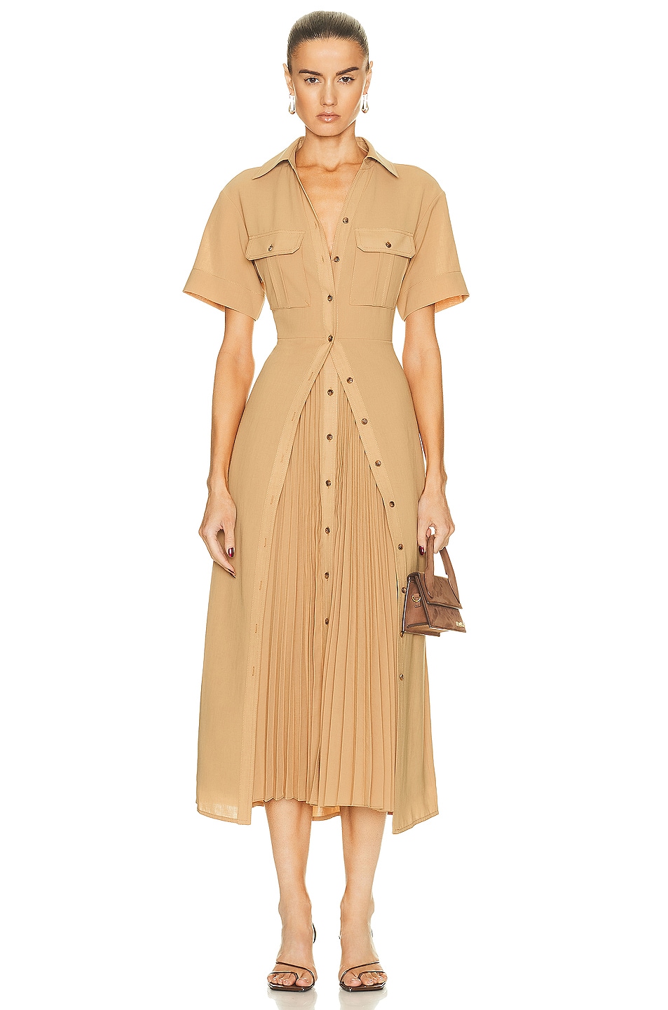 Image 1 of A.L.C. Florence Dress in Raffia