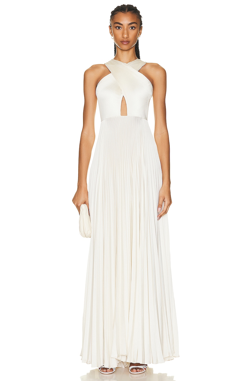 Image 1 of A.L.C. Athena Dress in Whisper White