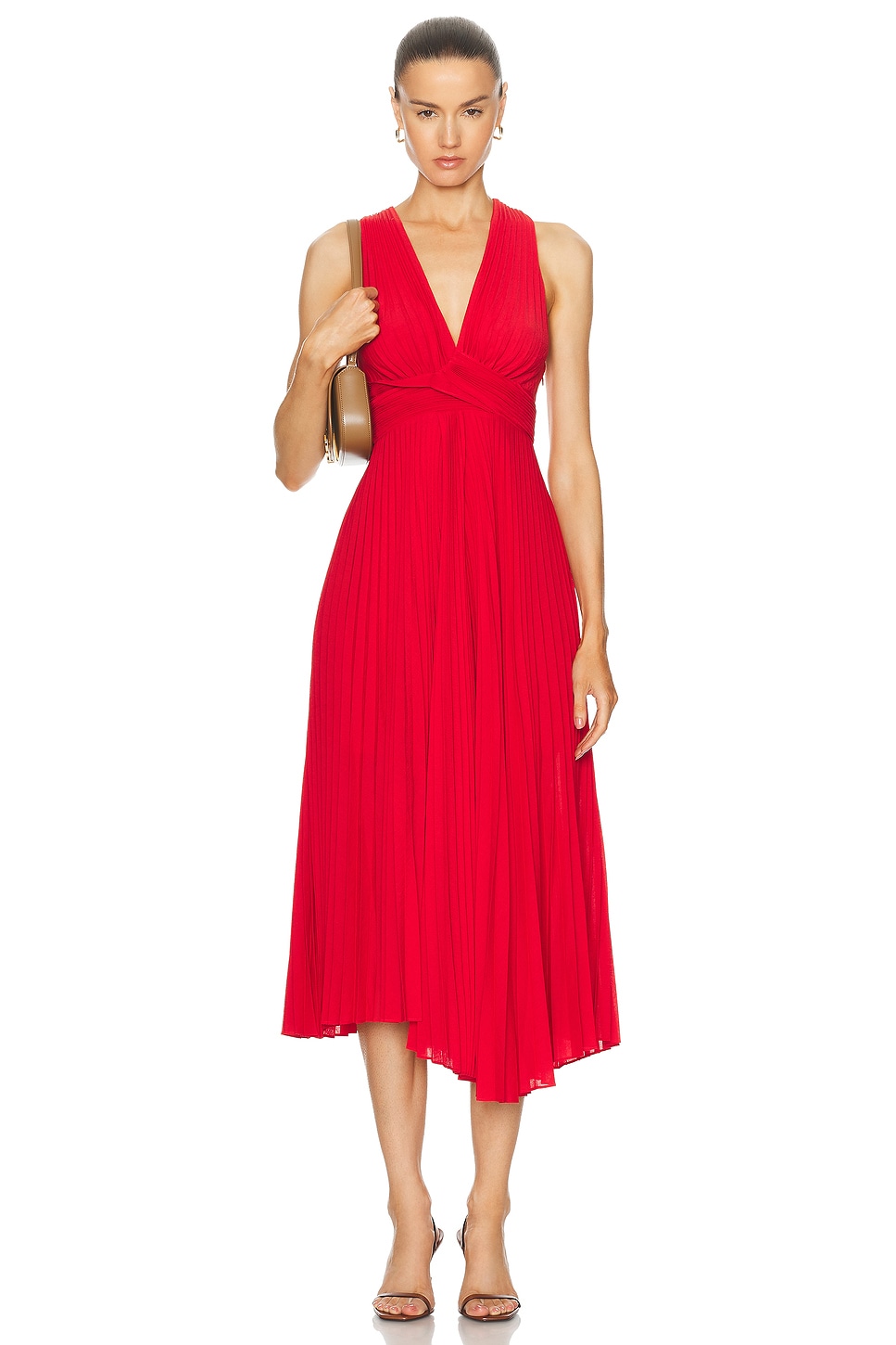 Image 1 of A.L.C. Everly Dress in Rouge