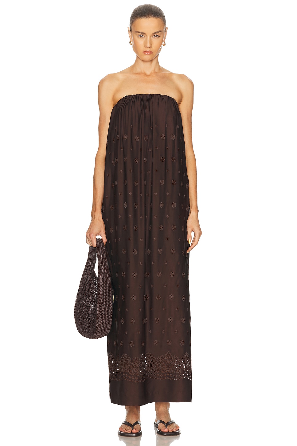 Image 1 of A.L.C. Dalia Dress in Ganache