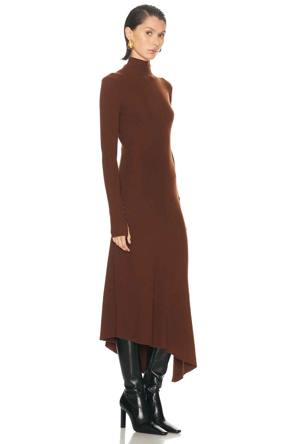 A.l.c Jett Dress In Brown