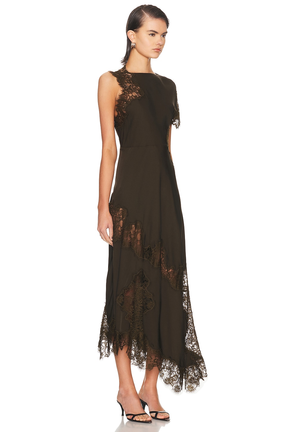 knee length dresses for ladies Emmie Lace Midi Dress – Augusta Twenty main image 0