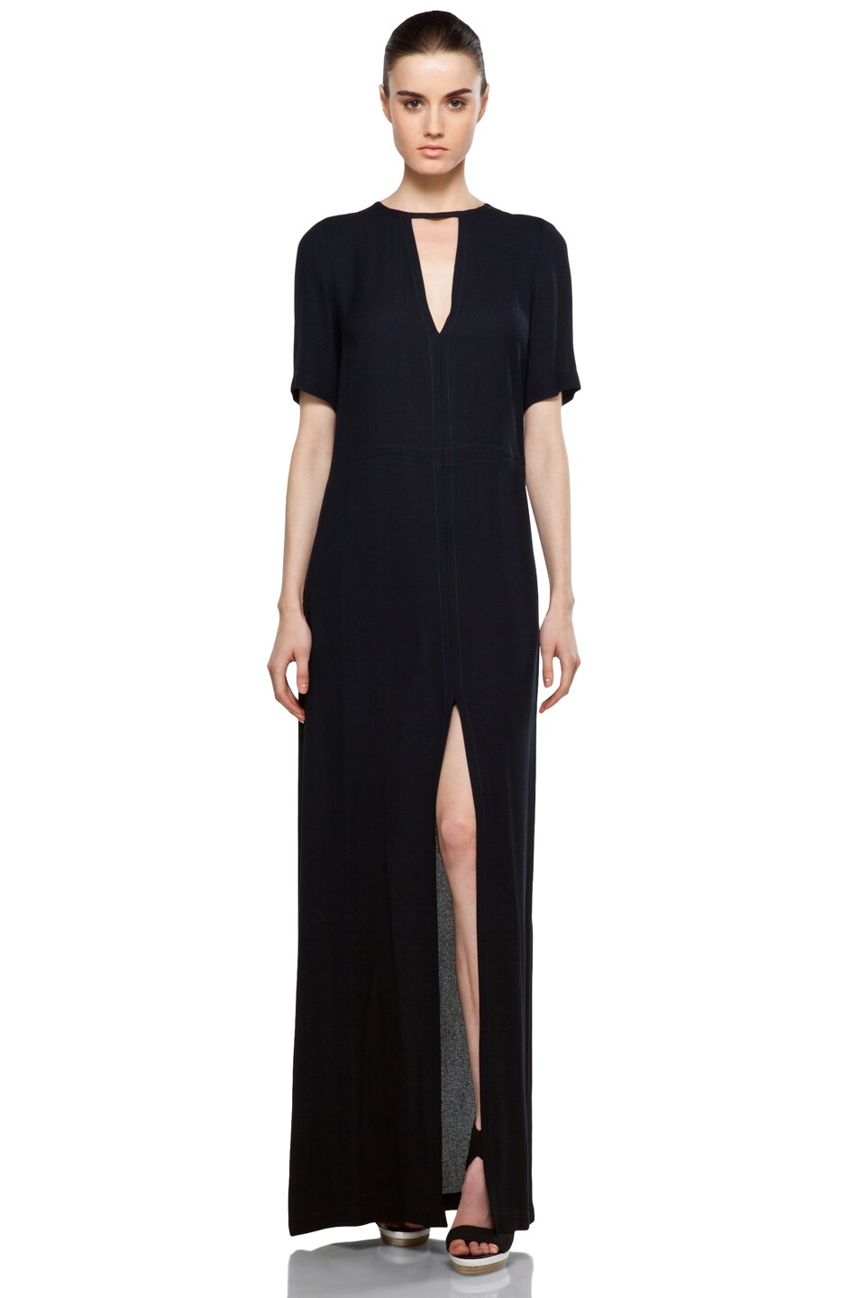 Image 1 of A.L.C. Misch Maxi Dress in Navy
