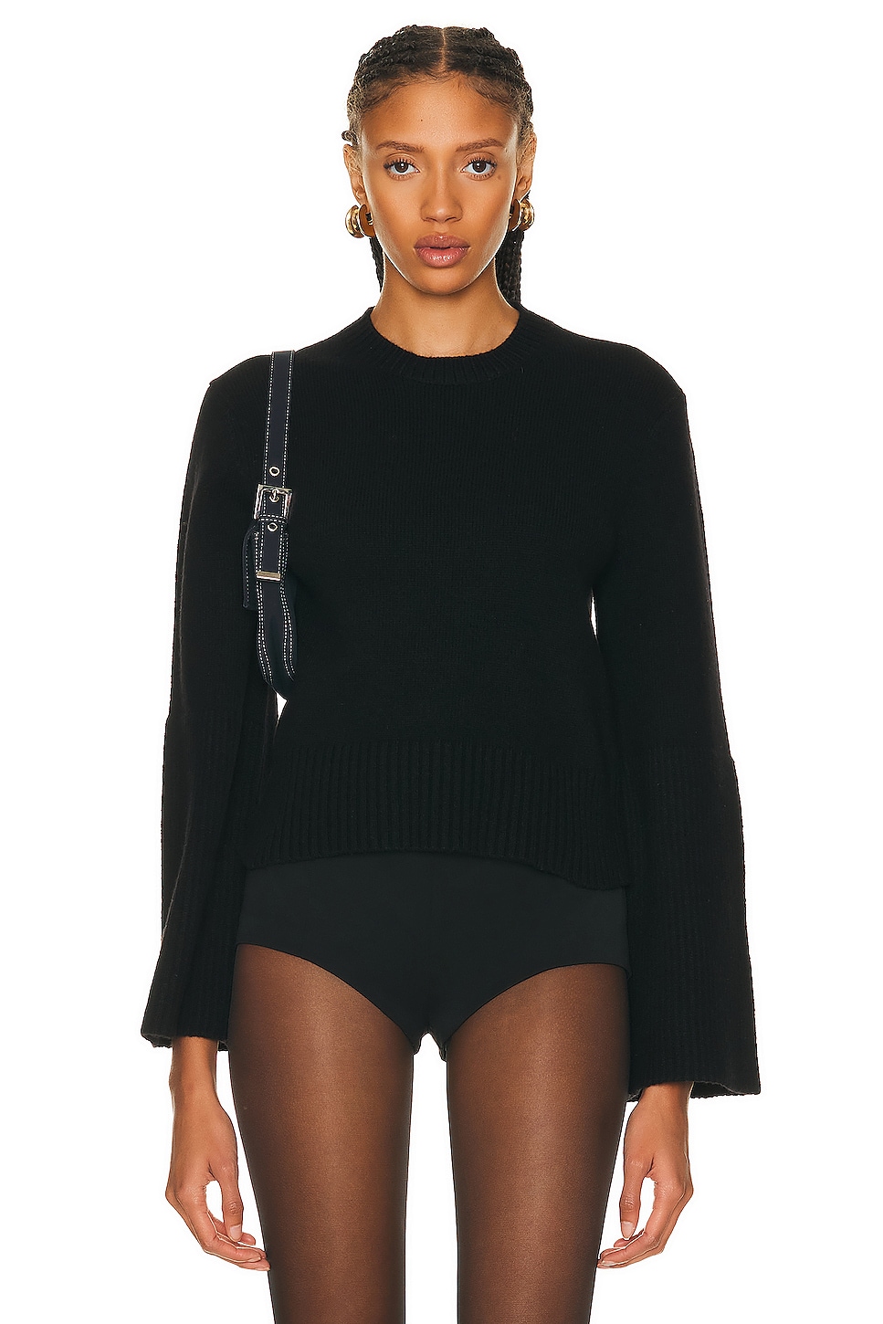 Image 1 of A.L.C. Clover Sweater in Black