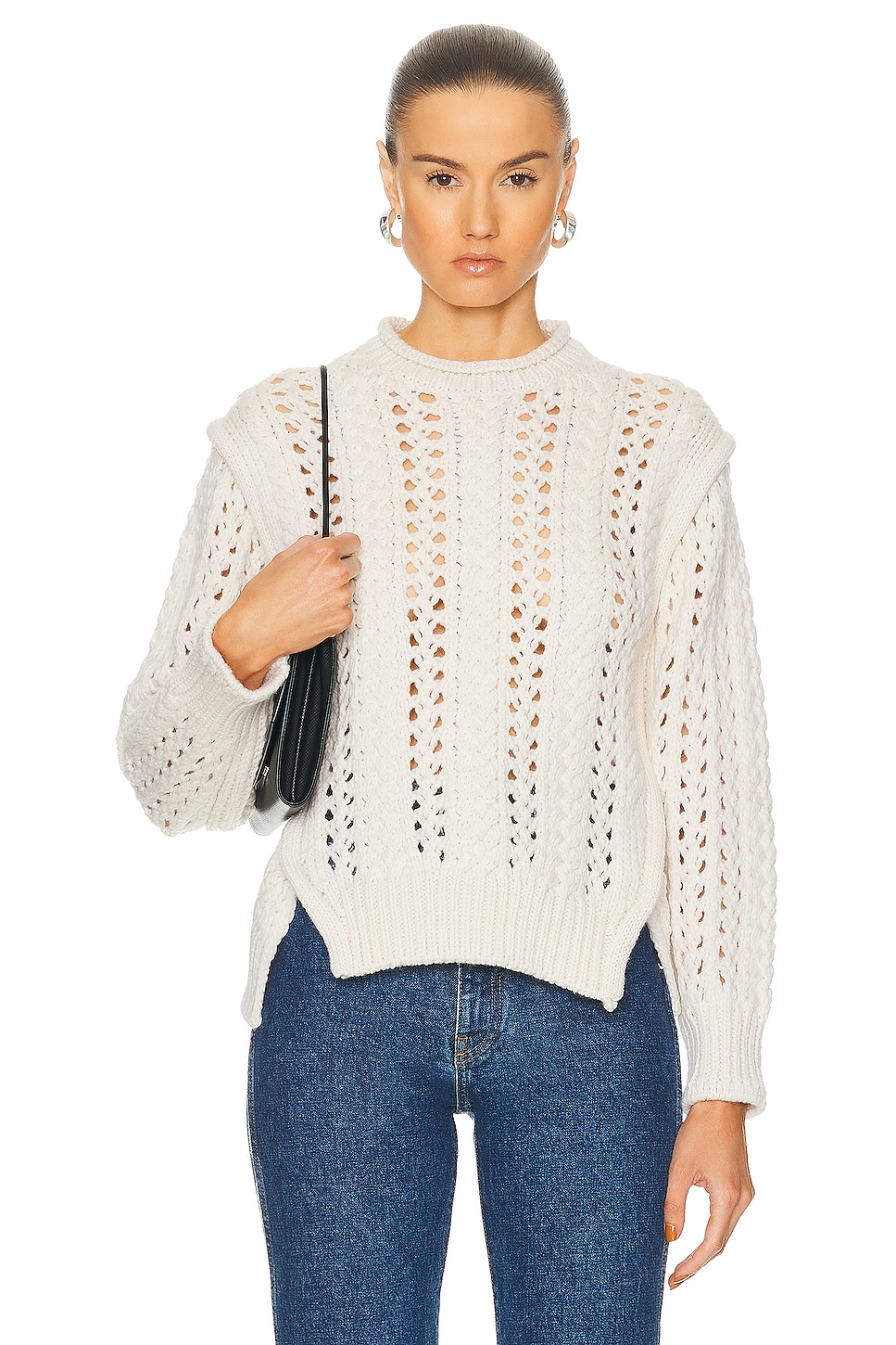 Image 1 of A.L.C. Chandler Sweater in Off White