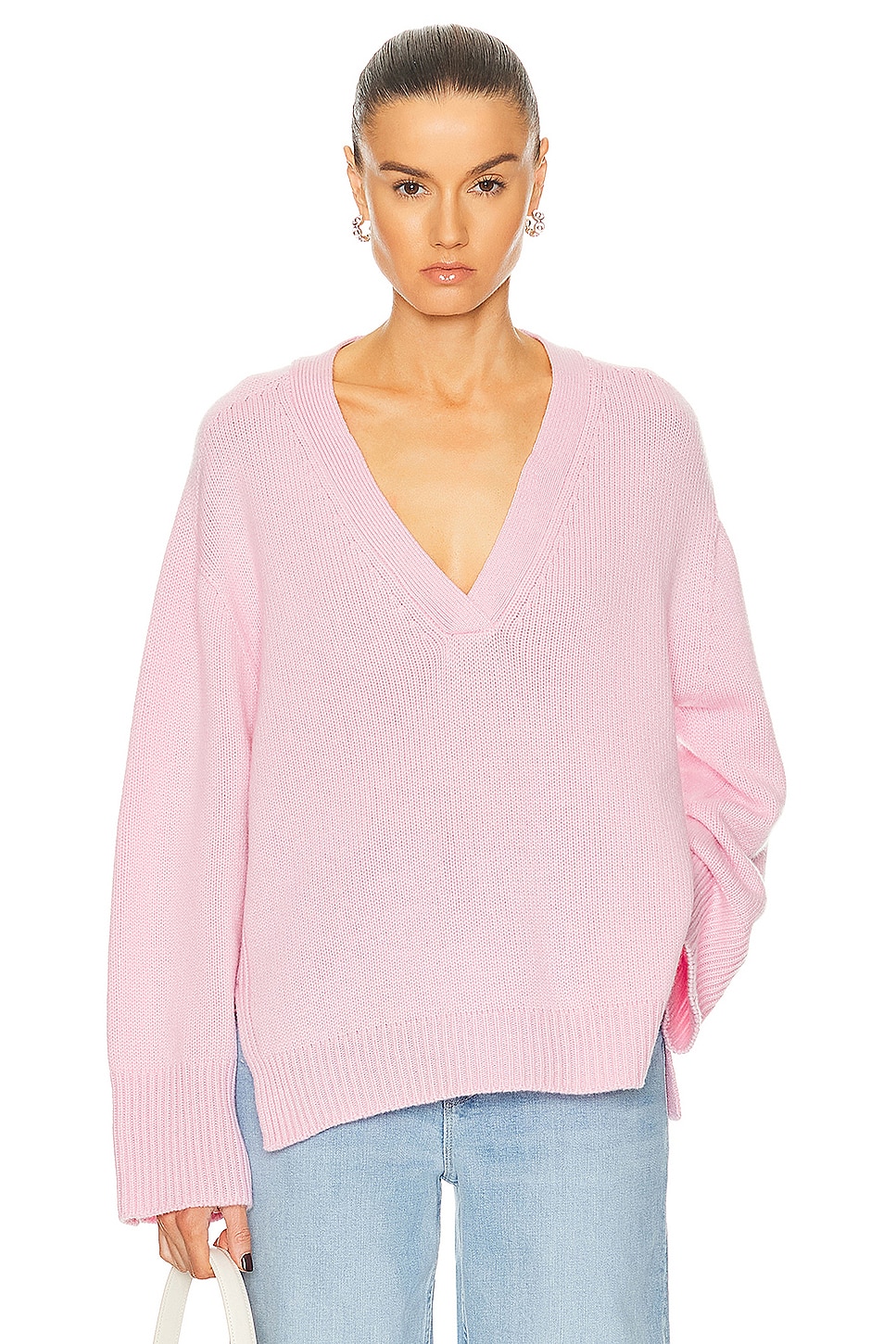 Image 1 of A.L.C. Elliott Sweater in Marie Pink
