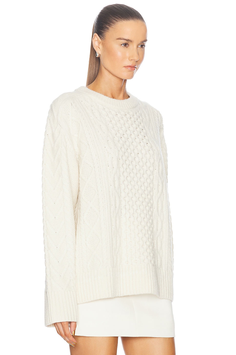 Shop A.l.c Kyra Sweater In Off White