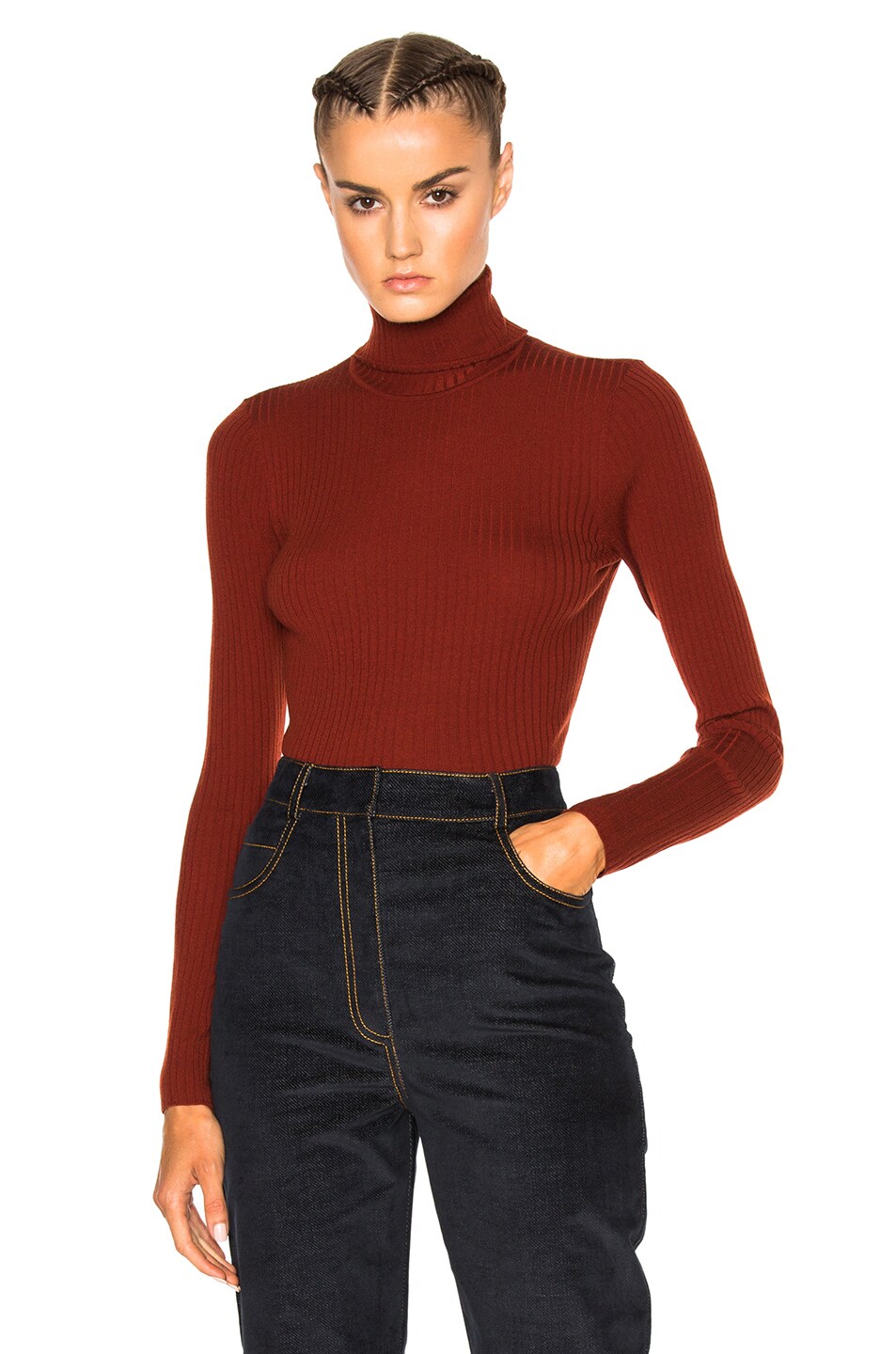 Image 1 of A.L.C. Elisa Sweater in Copper