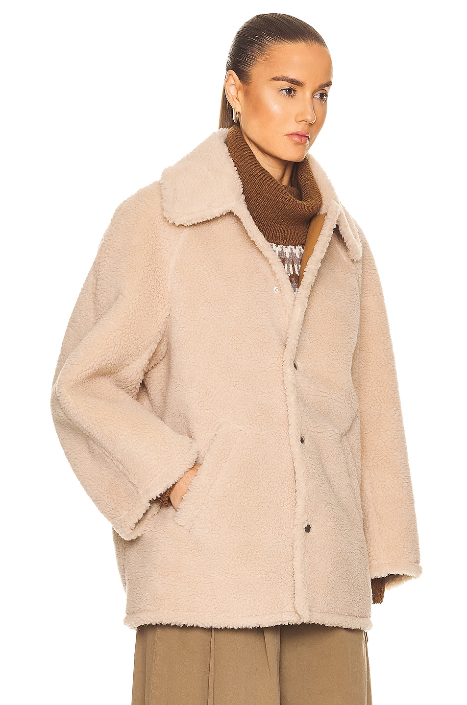 A.L.C. Lincoln Coat in Pecan | FWRD