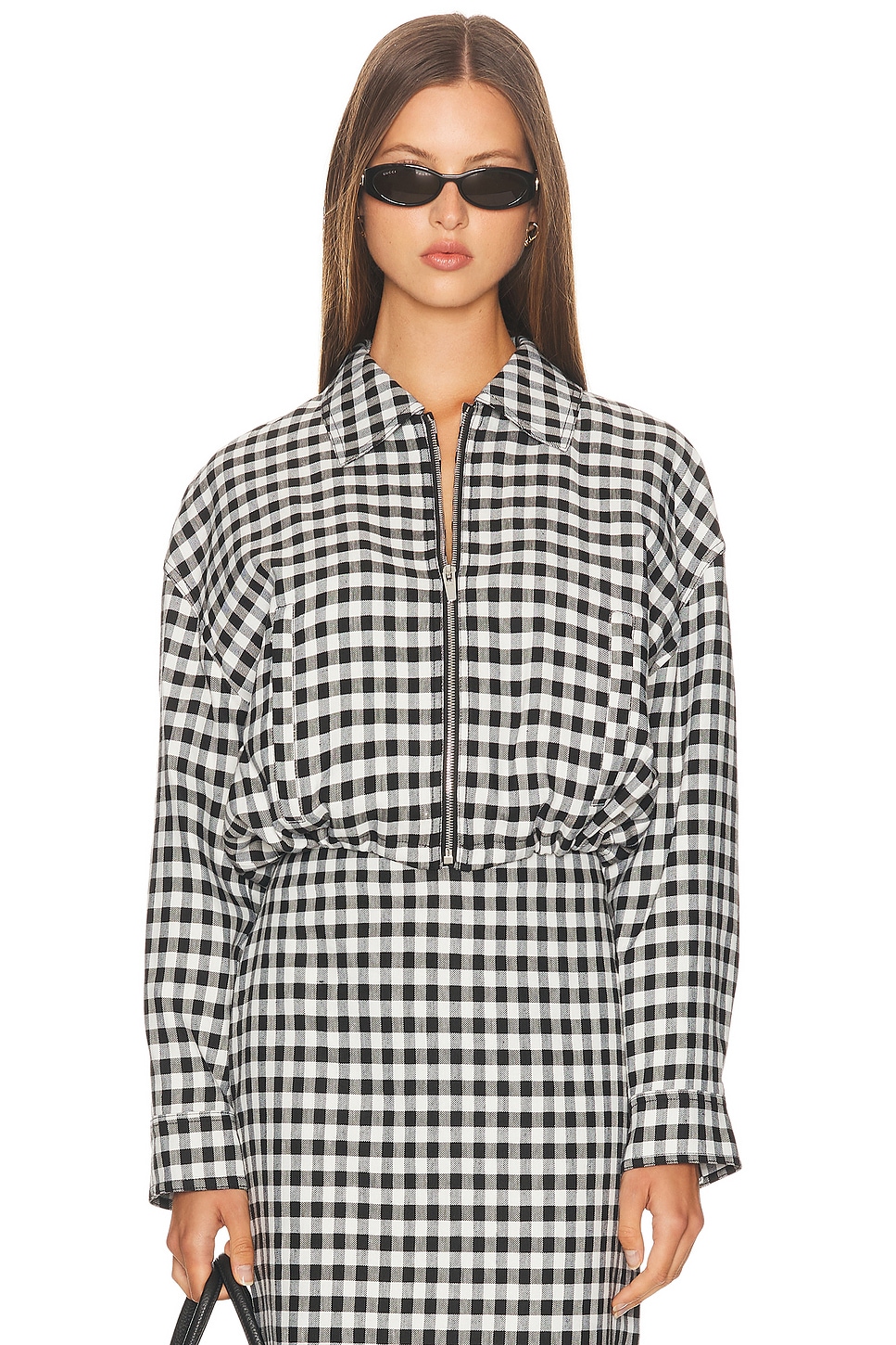 Kayden Jacket in Black,White