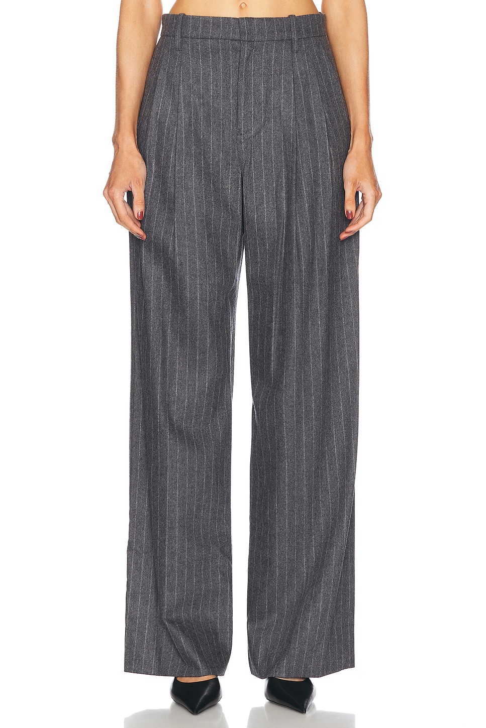 Image 1 of A.L.C. Charles Pant in Grey Melange