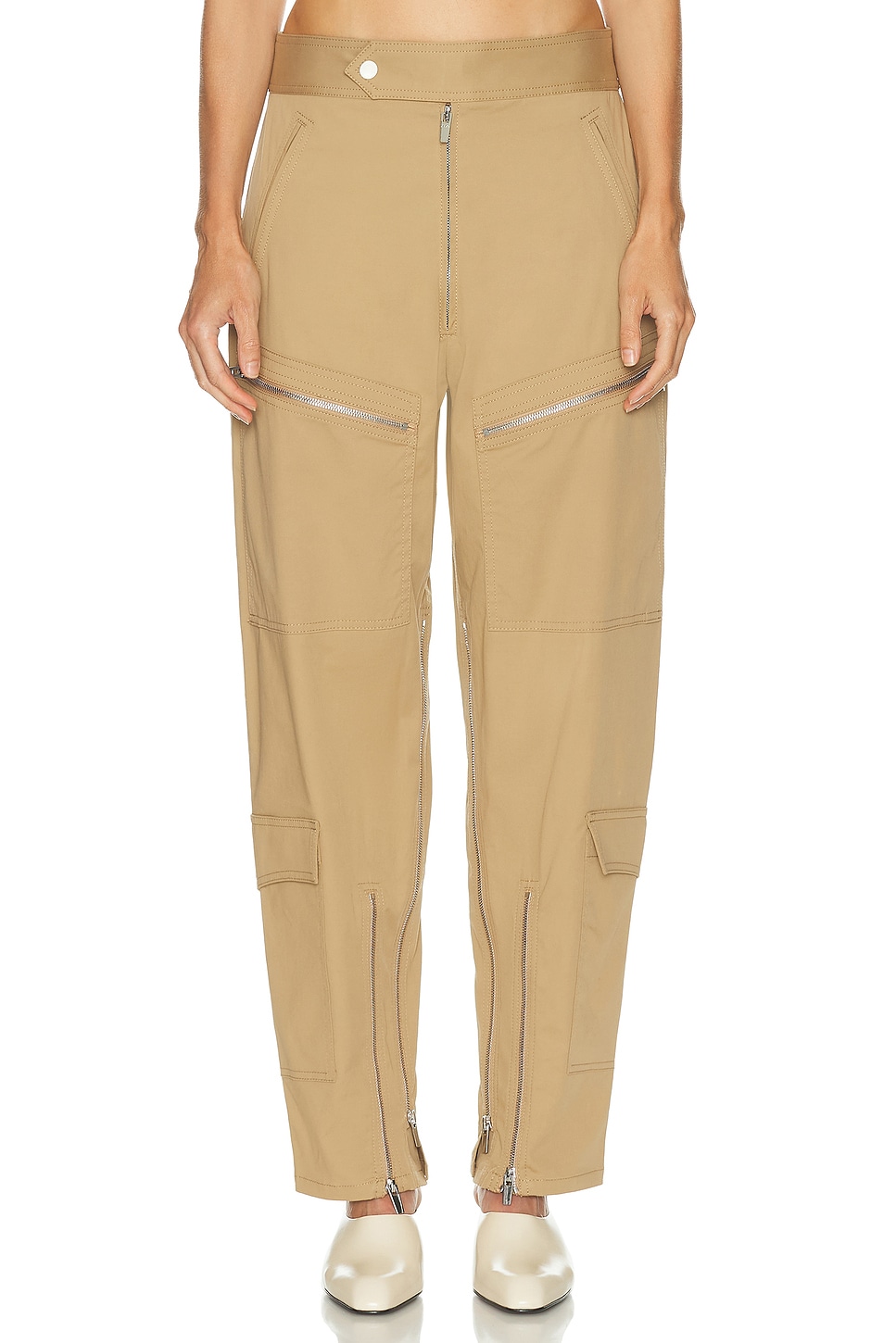 A.l.c Wyatt Pant In Brown