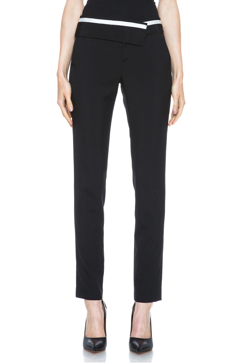 Image 1 of A.L.C. Guy Wool Pant in Black