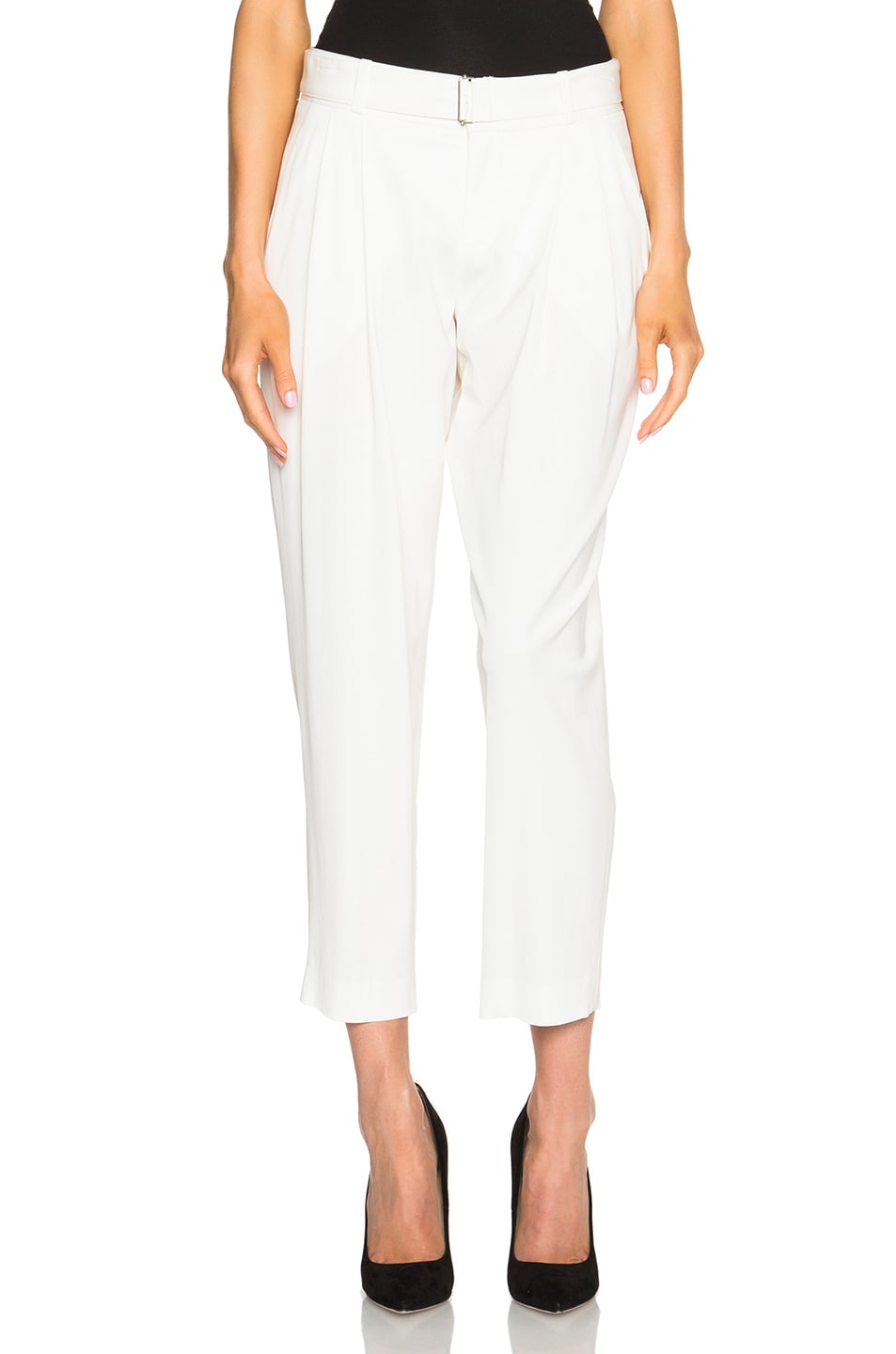 Image 1 of A.L.C. Benton Cropped Pants in White